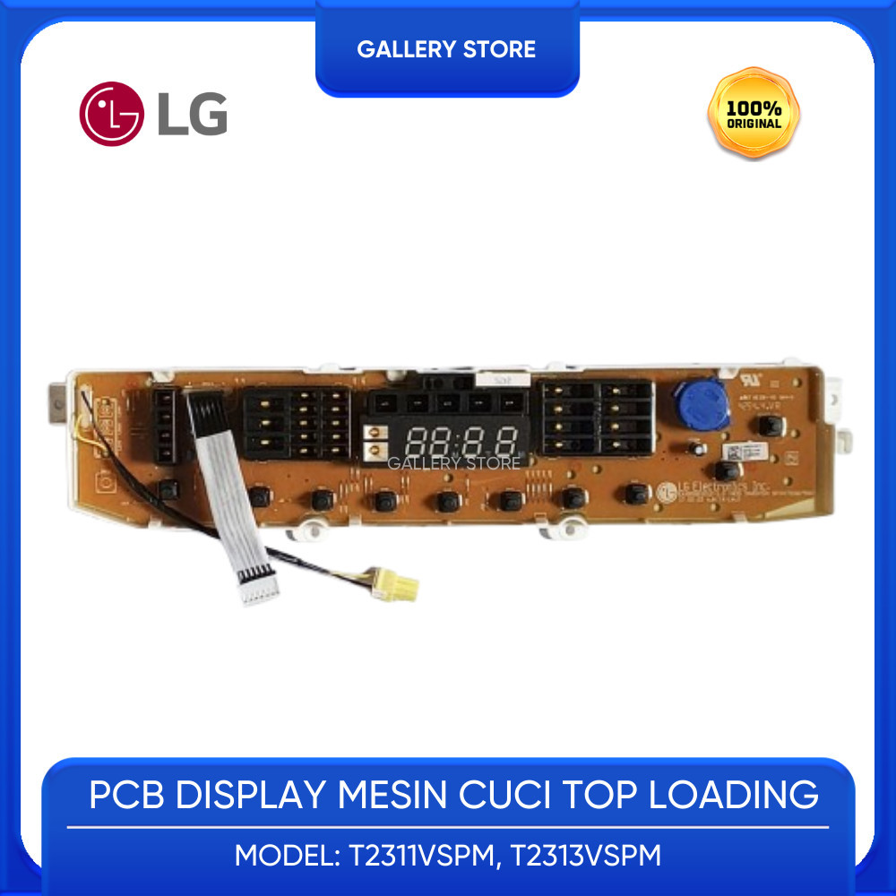 DISPLAY TOMBOL EBR83263218 MESIN CUCI LG TOP LOAD T2311VSPM T2313VSPM