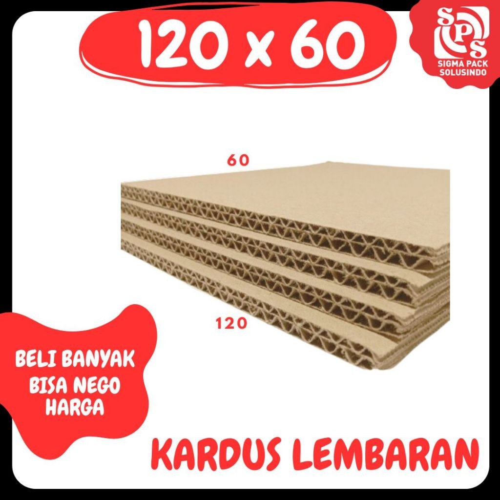 

Sheet Lembaran 60x120 Kardus Polos Double Wall Bahan Coklat Karton Lembaran VICTORY JPN