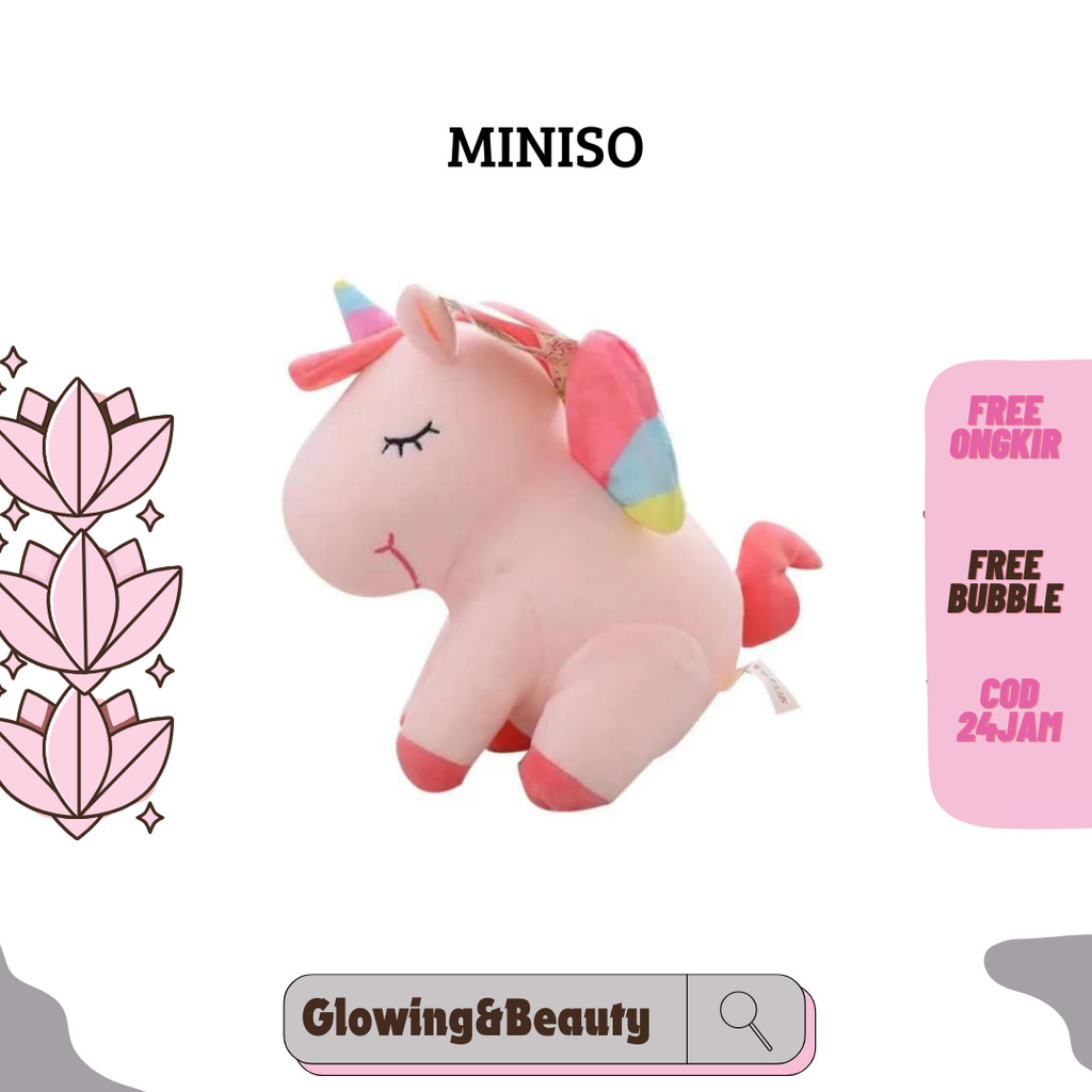 MINISO BONBOX MAINAN BONEKA UNICORN