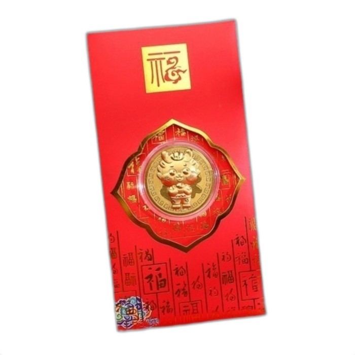 

angpao emas 24k angpao gold 0,1gr asli kadar 999 IMLEK SHIO NAGA 2024 - 10
