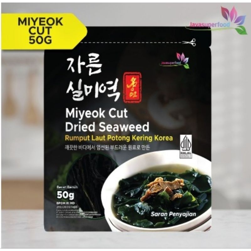 

MIYEOK CUT DRIED SEEWED/ CUT WAKAME/ MISO SOUP / RUMPUT LAUT KERING