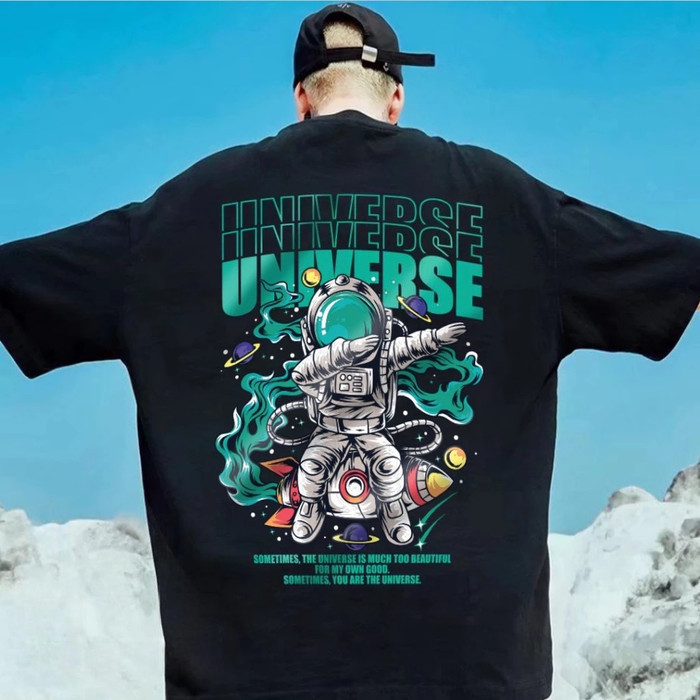 Kaos Oversize Pria Universe / Kaos jepang / Oversized Pria printing / Kaos Distro / Kaos Design