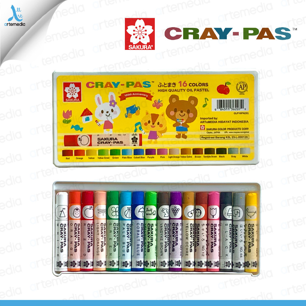 

Gramedia Surabaya - Sakura Cray Pas 16 Colors