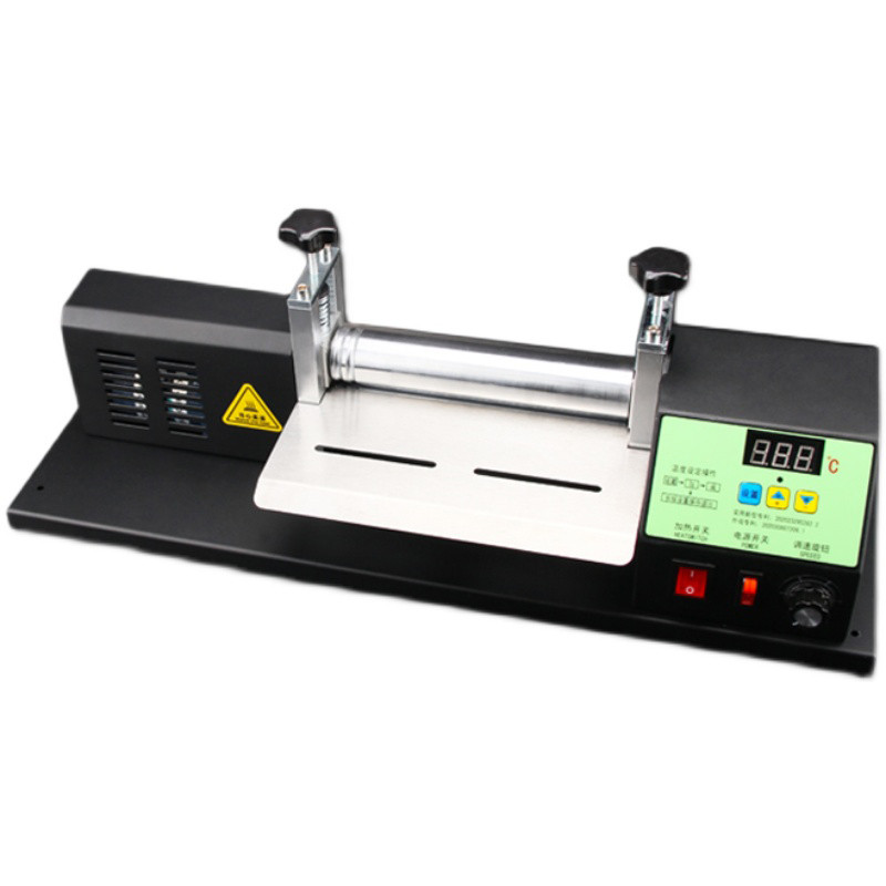 

Electric speed adjustable leather layering machine B-200 constant temperature heating tape drawing machine Glue cylinder