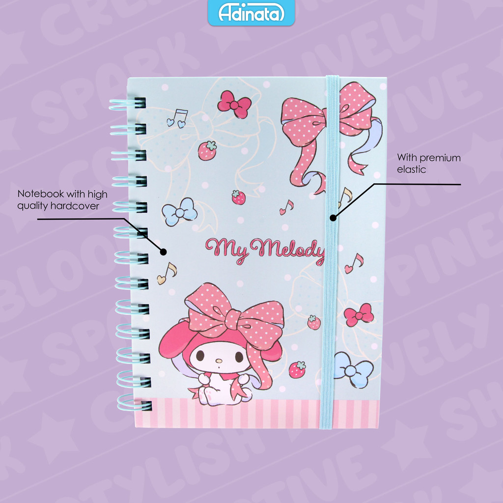 

My Melody B6 Notebook 2413-4833 - Adinata / Buku Catatan / Memo