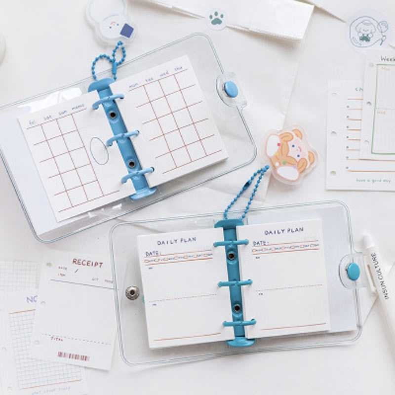 

AJSSHOP JIANWU Kertas Binder A8 3 Lubang Loose Leaf Paper 60 Sheets - JW68