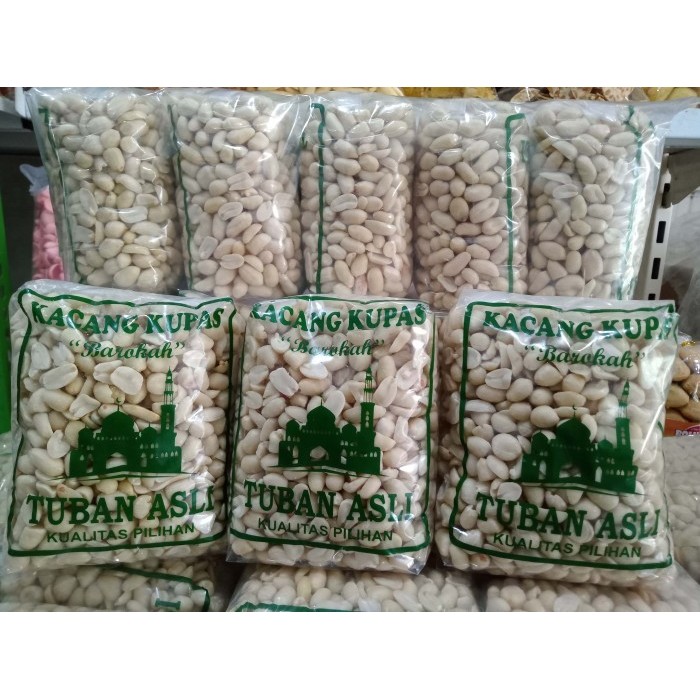 

Kacang Kupas Tuban Asli 450 Gram - Kacang Enak dan Renyah dengan Kemasan Ekonomis