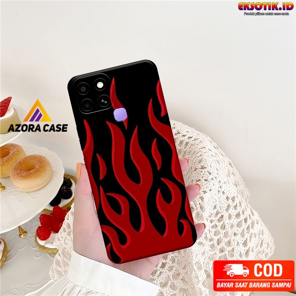 Case Infinix Smart 6 - Casing Infinix Smart 6 - Fashion Case - Silikon Infinix Smart 6  - Motif Kere