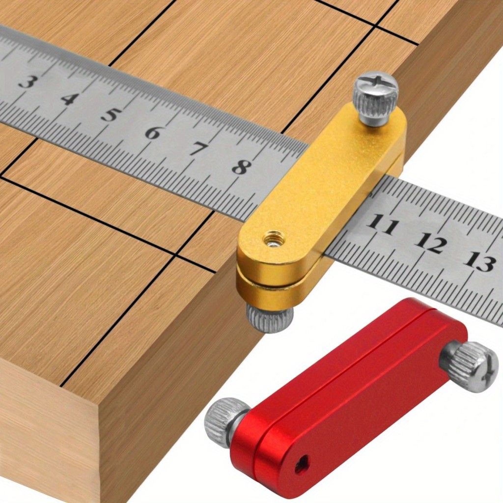 

Carpenter Square, Combination Right Angle Ruler, Ruler Positioning Block Adjustment Positioning Limit Scriber Line Marking Gauge