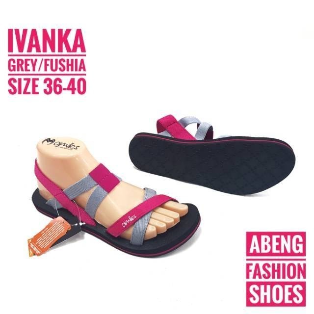Omiles IVANKA Sandal Wanita Tali Belakang Ukuran 36-40