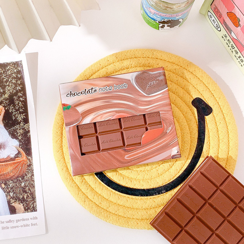 

Creative and Convenient Chocolate Aroma Sticky Notes DIY Cover Notepad Back To School Stationary Journal Supplies Memo Pad