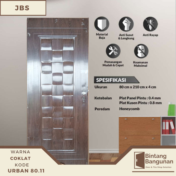 Pintu Kamar | Pintu Rumah Baja Fortress - URBAN 11