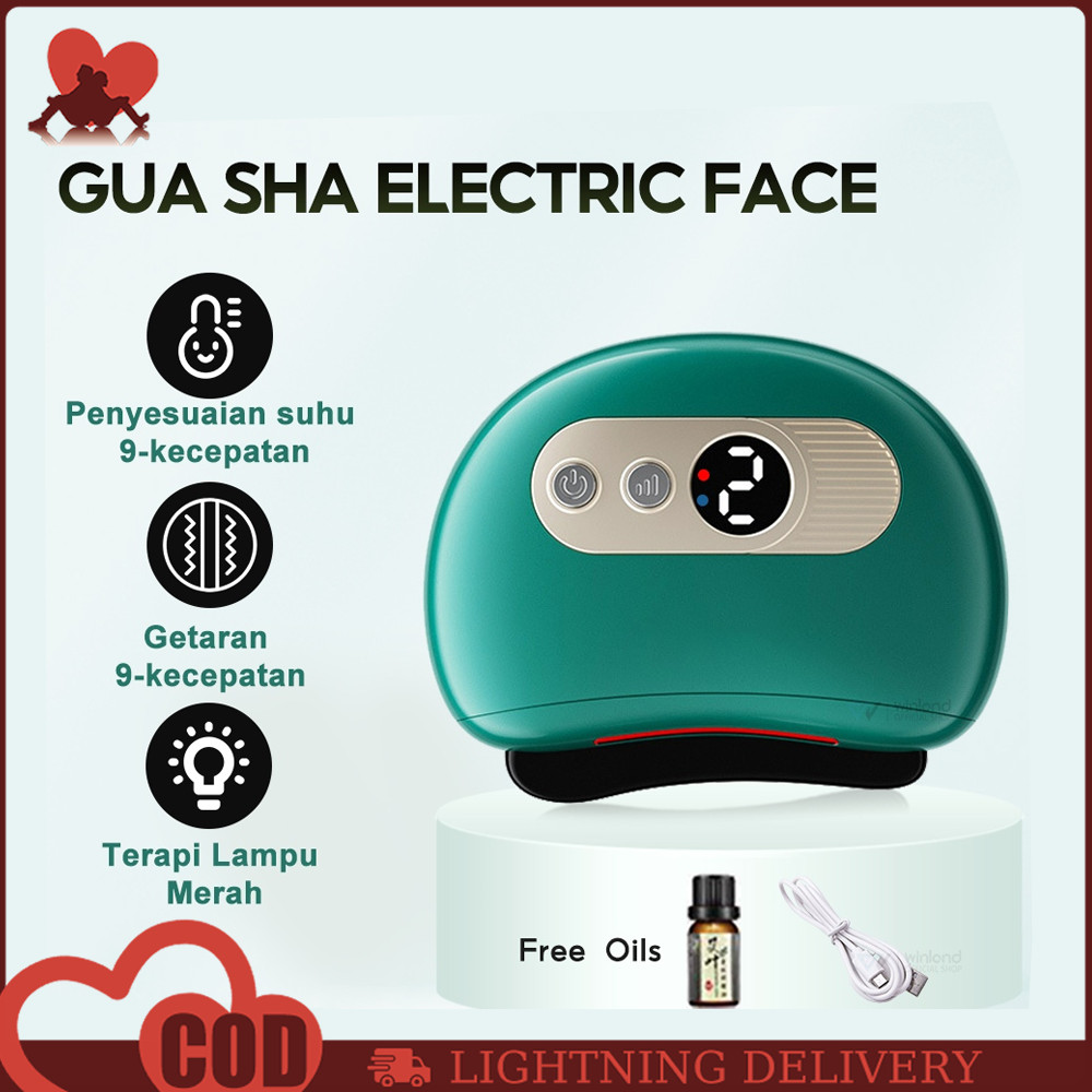 Winland Gua Sha Electric Face Beauty Machine Kerokan Badan dan Wajah Face Rejuvenation 9 Level ORI-g
