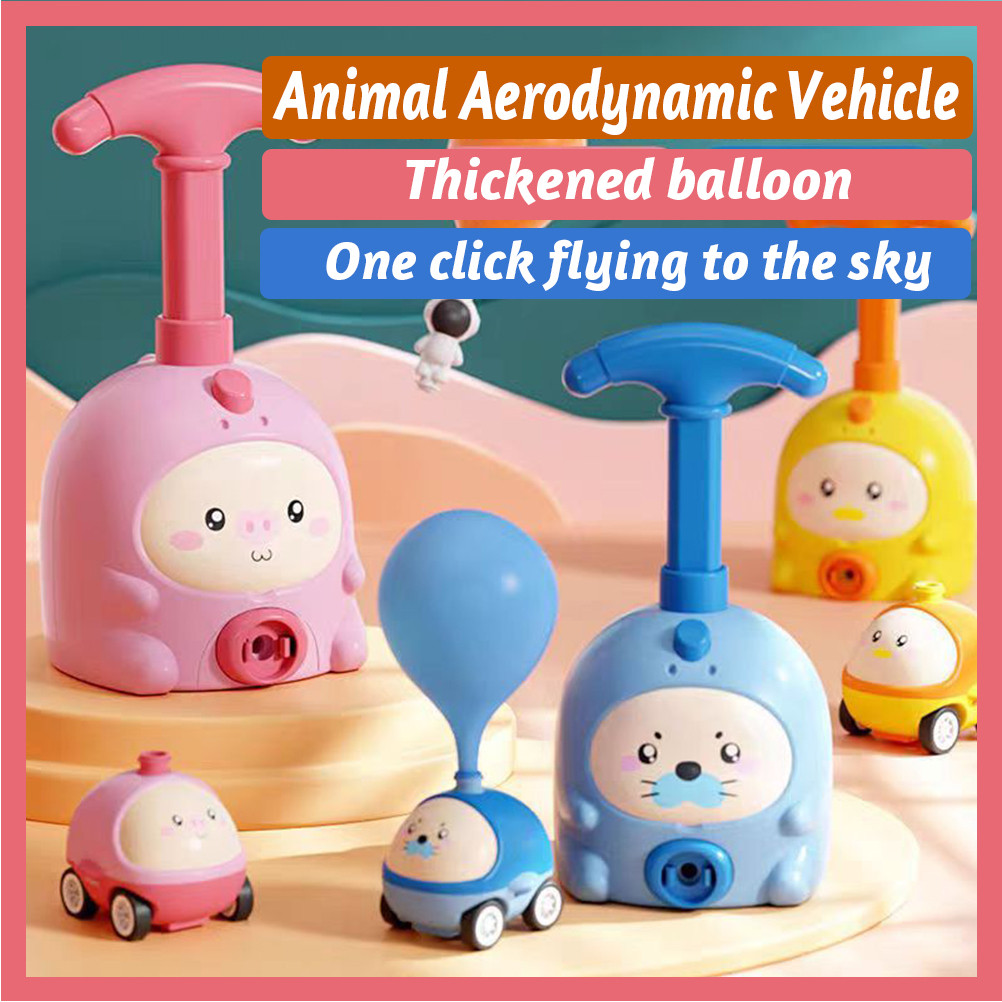 Mainan Terunik  / Pompa Balon Udara Mainan / Mainan Mobil Angin Pompa Balon