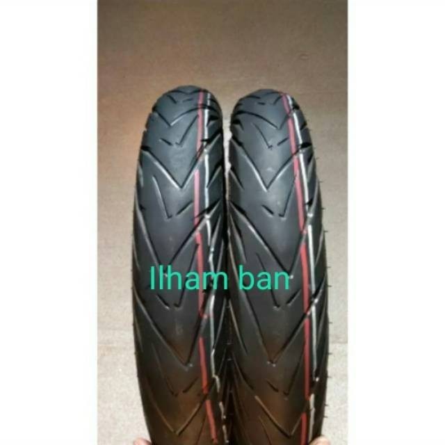 Sepasang ban seken tubles untuk motor bebek, ukuran 80-80 90-80 ring 17, merek FDR