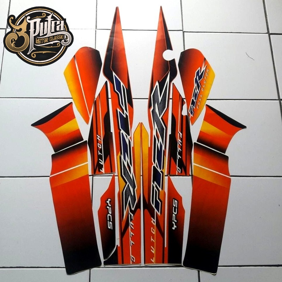 Striping Ori body Yamaha F1ZR 2003 Sporty Caltex stiker bawaan original bodi f1z r striping fiz r st