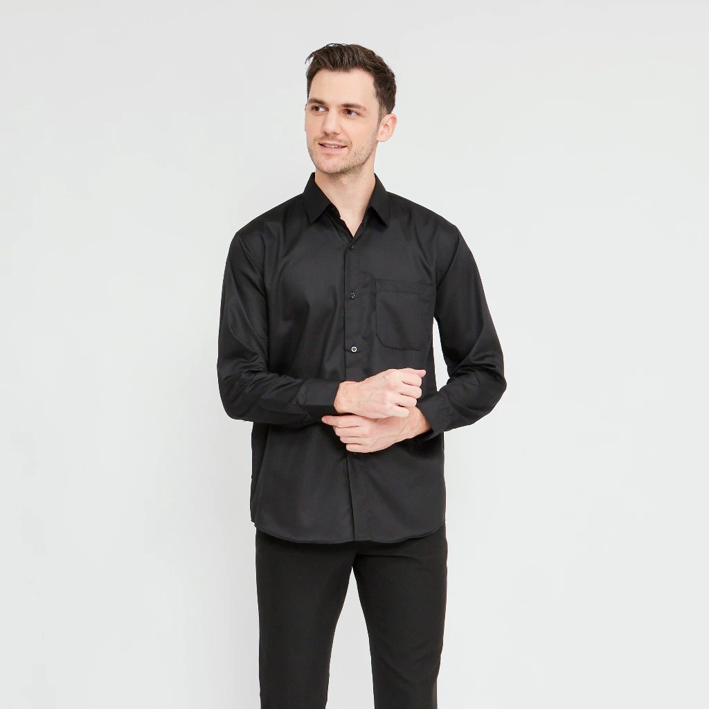 Kemeja Pria Lengan Panjang Longsleeve Shirt