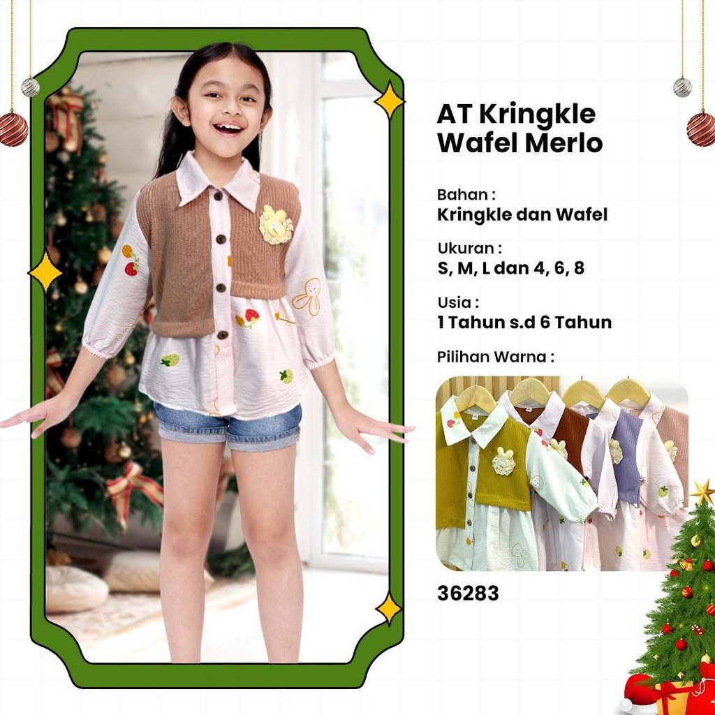 KEMEJA ANAK PEREMPUAN MERLO 36283