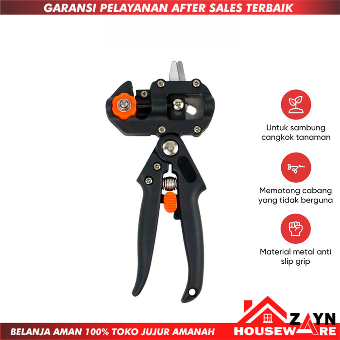 

Taffware Gunting Okulasi Sambung Batang Tanaman - 210