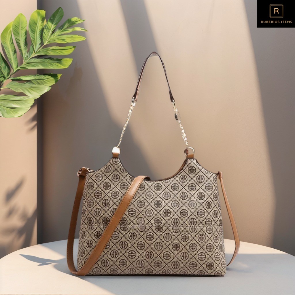 AOLONG Agnez - 8995 # Tote Bag Bahan Kulit PU Premium Multifungsi Model Terbaru-Tas Wanita terbaru