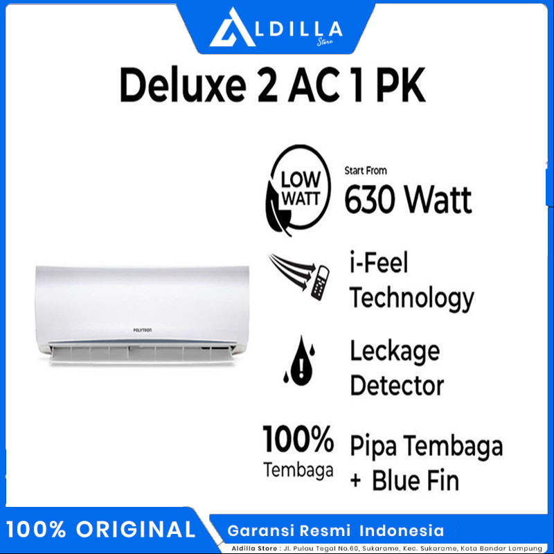 AC Polytron 1 PK 09VH freon R32 GARANSI RESMI LAMPUNG
