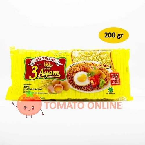 

NEW ITEM NOODLE MIE TELUR 3 AYAM 200g