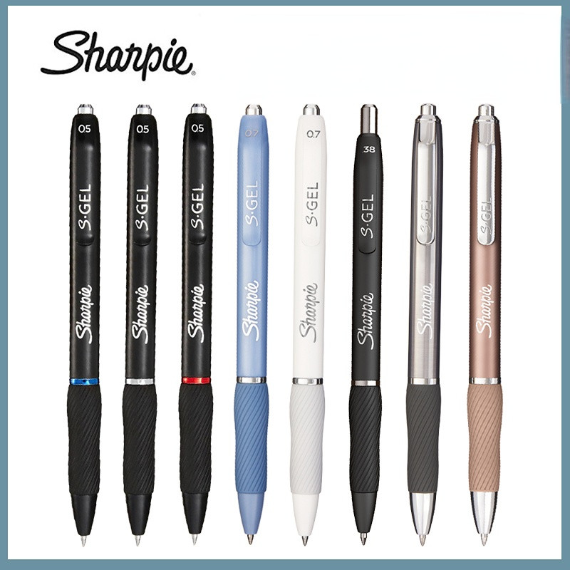 

Sharpie S-Gel Gel Pens Fine Point 0.5mm Black Ink Gel Ink Pen Rubber Grip Office Accessories with No Smear No Bleed Technology