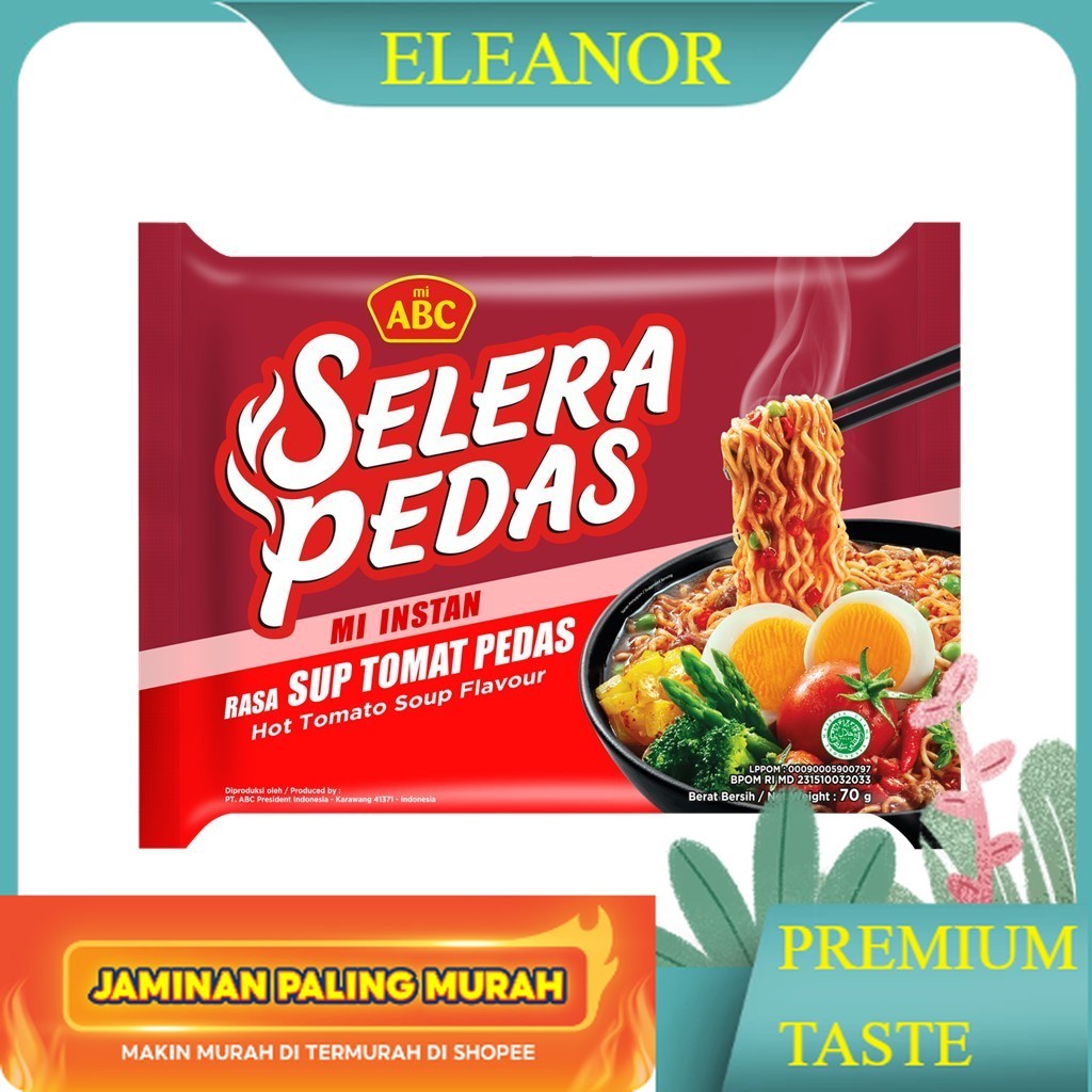 

Mi ABC Rasa Sup Tomat Pedas - ELEANOR