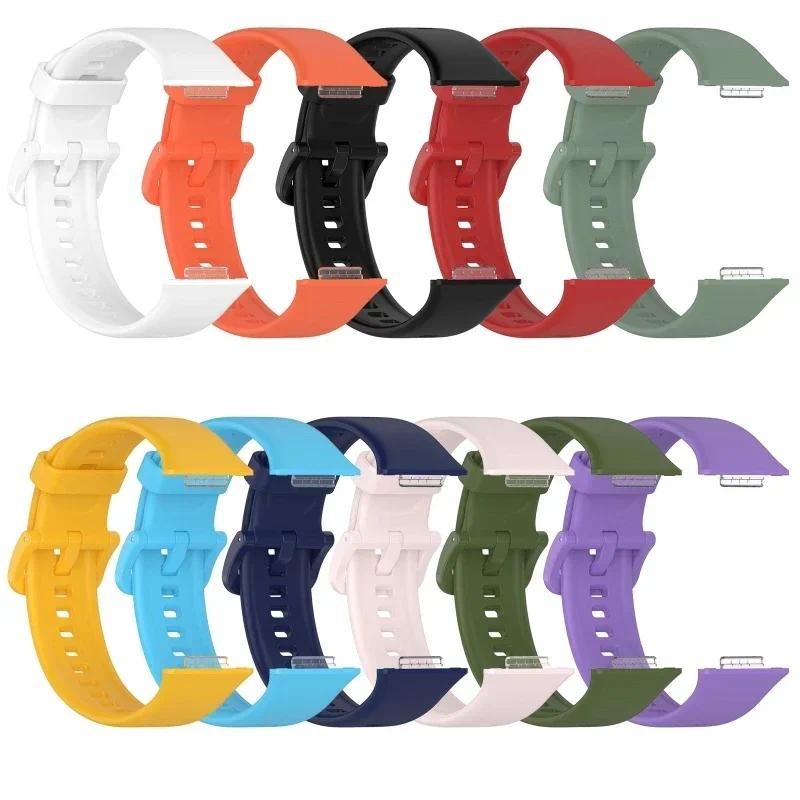 Silicone Band For Huawei Watch FIT 2 Strap Smartwatch Accessories Replacement Wrist bracelet correa 