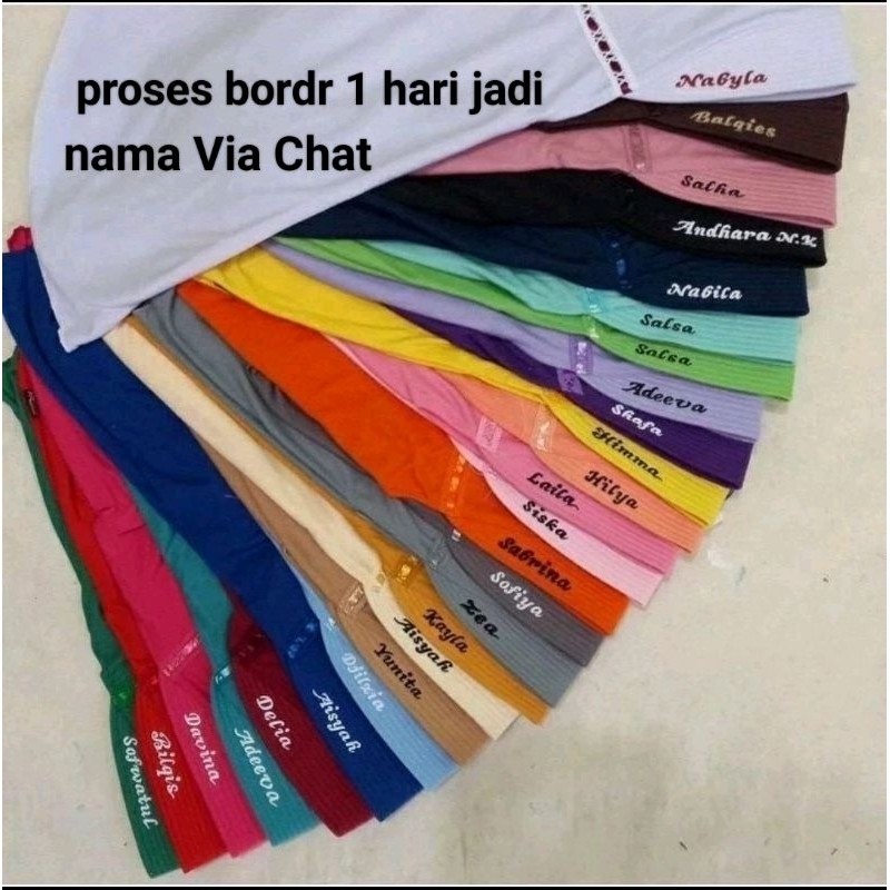 kerudung anak Sekolah free nama bordr/ nama via chat/ hijab anak