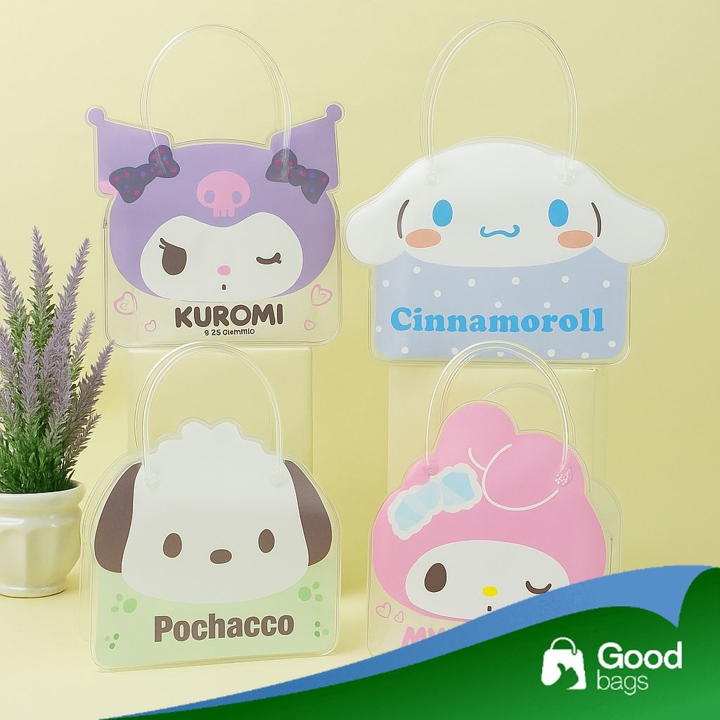 

Tas Mika Ultah / Goodie Bag Ultah / Tas Bingkisan Ultah / Tas Mika PVC Sanrio I AIS01-AIS04
