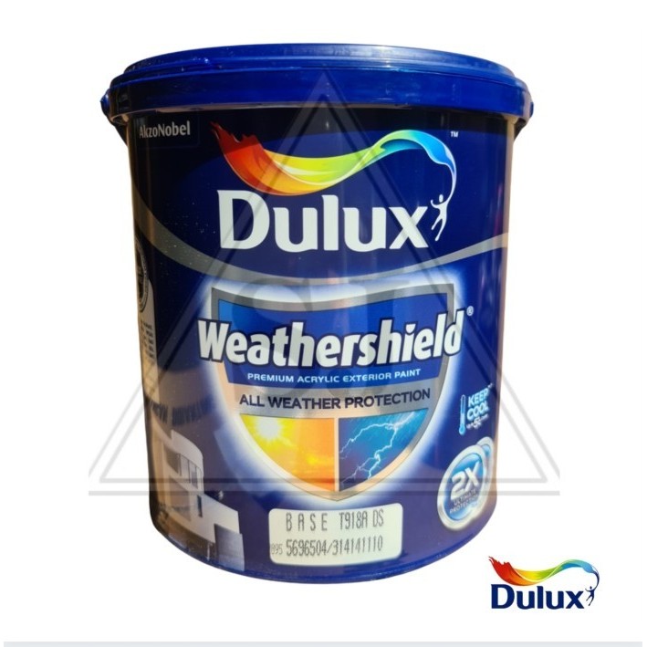 Cat Tembok Dulux Weathershield Dual Platinum Grey 40351 - 2.5L