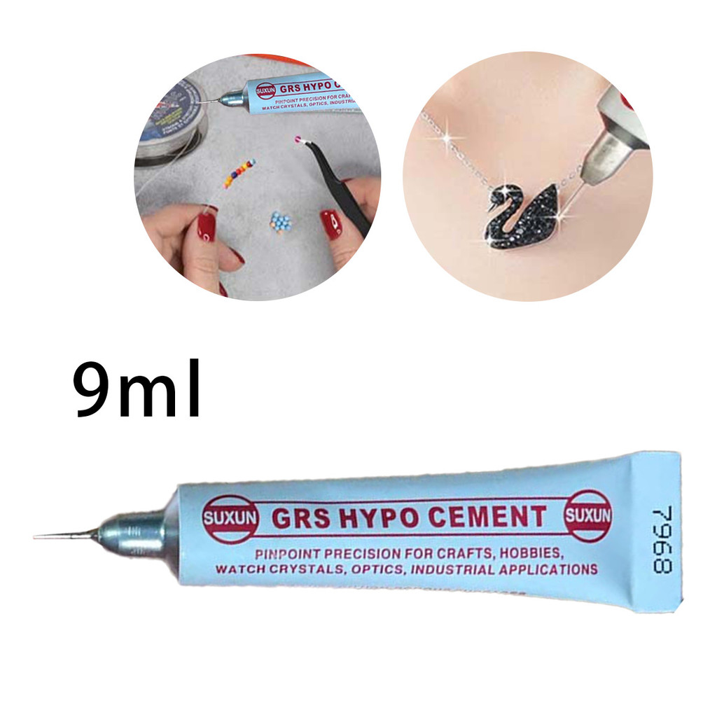 9ML Lem Kaca Jam Tangan / Lem Permata / Lem Perhiasan / Lem Berlian / Lem Super Cepat Super Kuat / L
