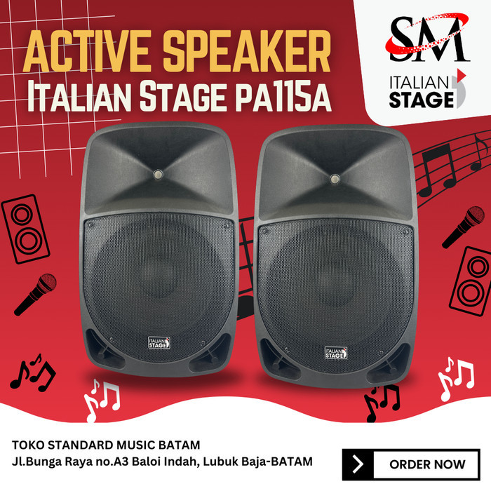 Italian Stage Pa115A /Speaker Aktif Italian Stage Pa115A