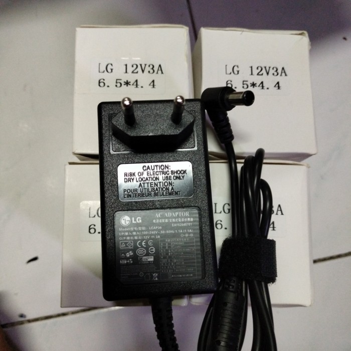 adaptor charger monitor LG e2250v e2250vv 12v 3a