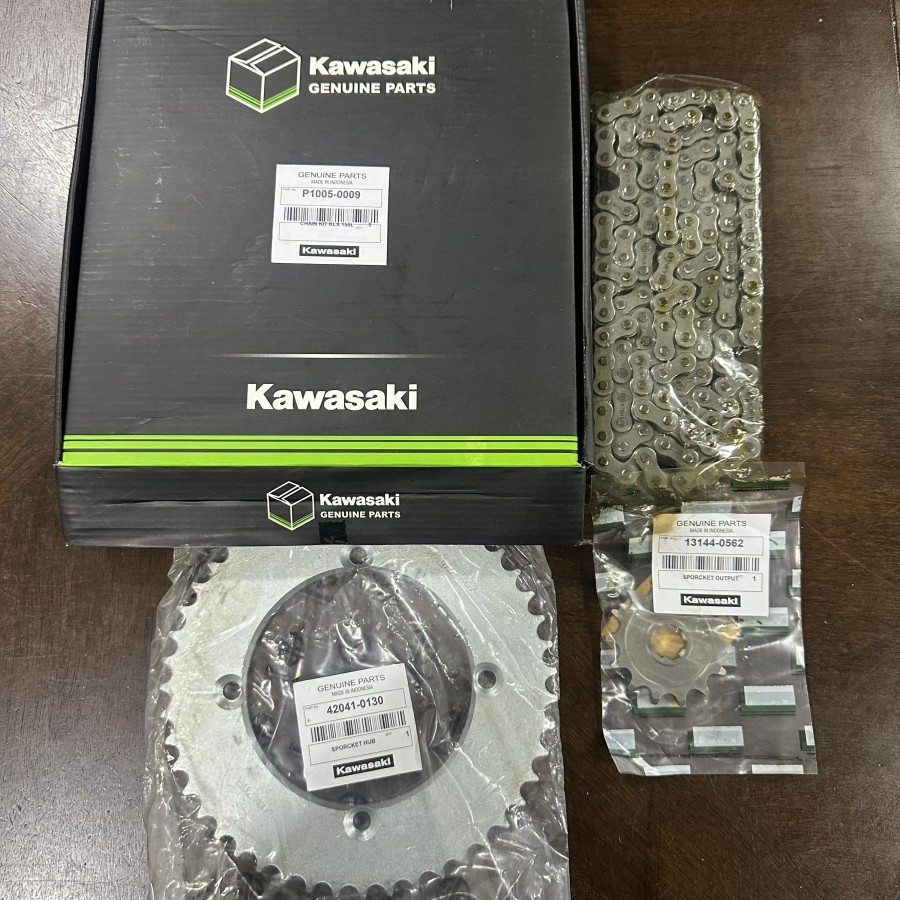 KLX 150L GEARSET RANTAI GEAR SET PAKET GIR CHAIN KIT MOTOR OLD 150 L