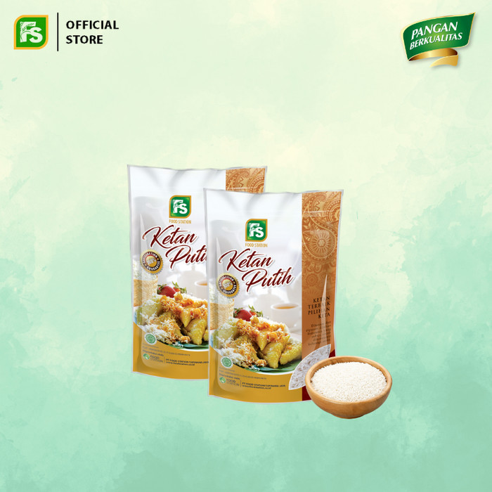 

Beras Ketan Putih Food Station 1 kg ( 2pcs)