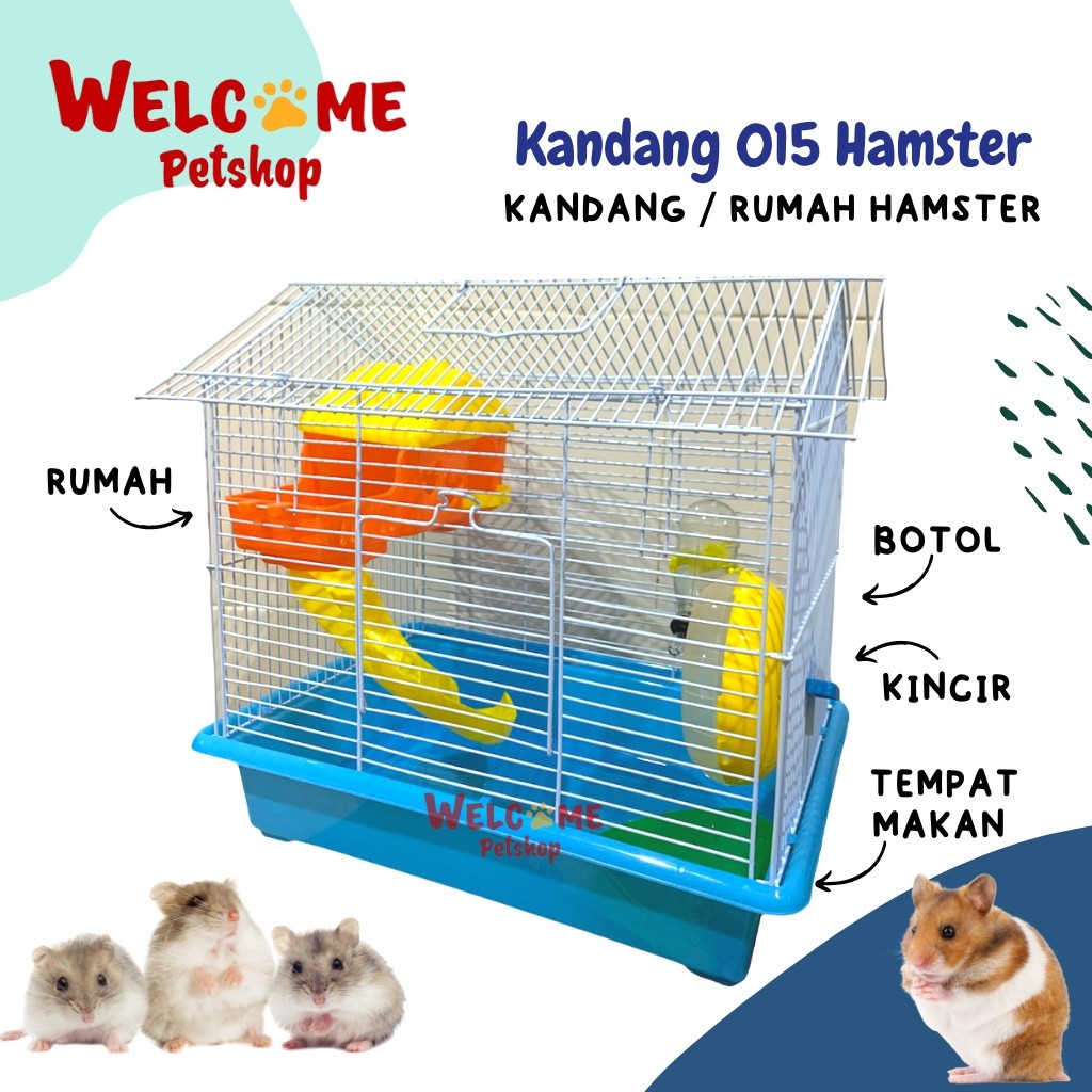 Kandang Hamster 015# / Kandang Hamster / Rumah Hamster