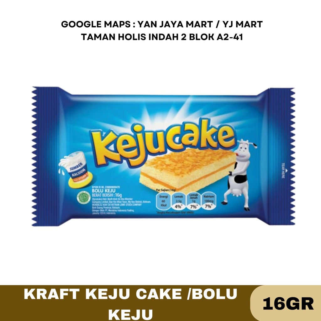 

Kraft Keju Cake Bolu Keju Kraft 16 gr