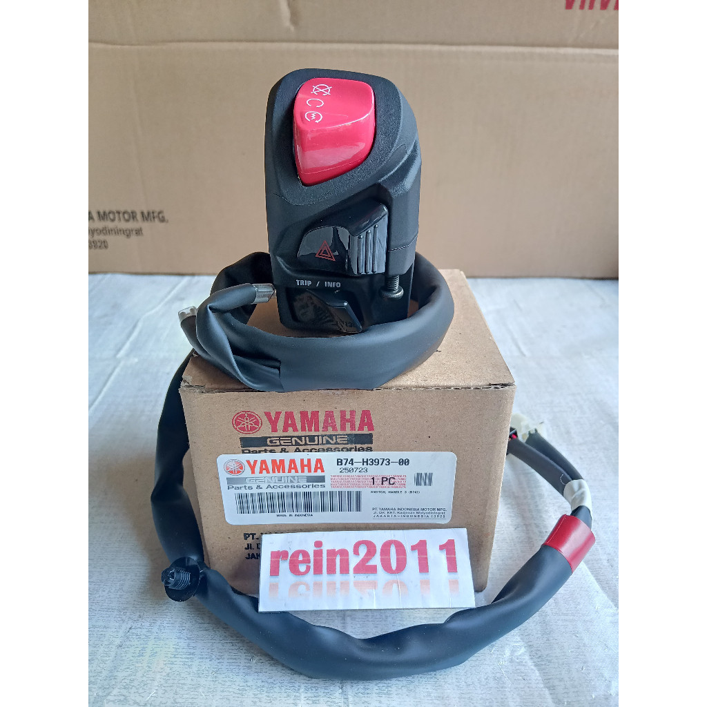 HOLDER SAKLAR KANAN XMAX X MAX ASLI ORI YAMAHA B74 H3973 00