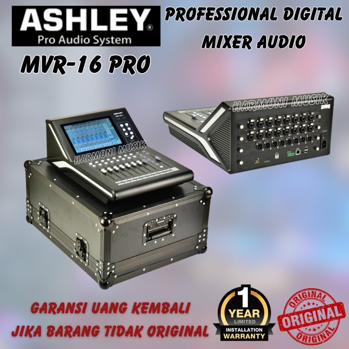 Mixer Digital ASHLEY MVR16PRO / Ashley MVR 16PRO - Digital Audio Mixer - Garansi RESMI 1 TAHUN