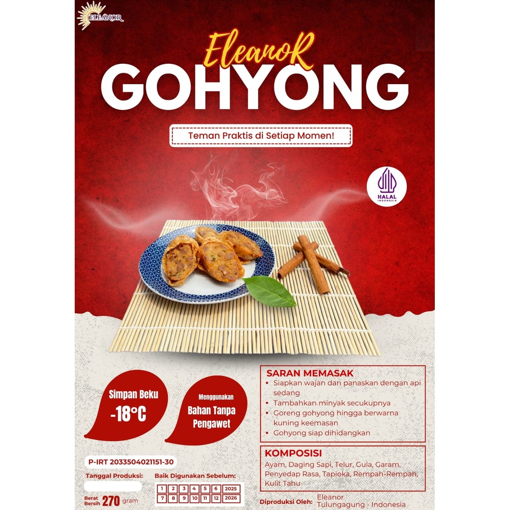

Gohyong Ayam PREMIUM NON MSG ISI 12 by ELEANOR