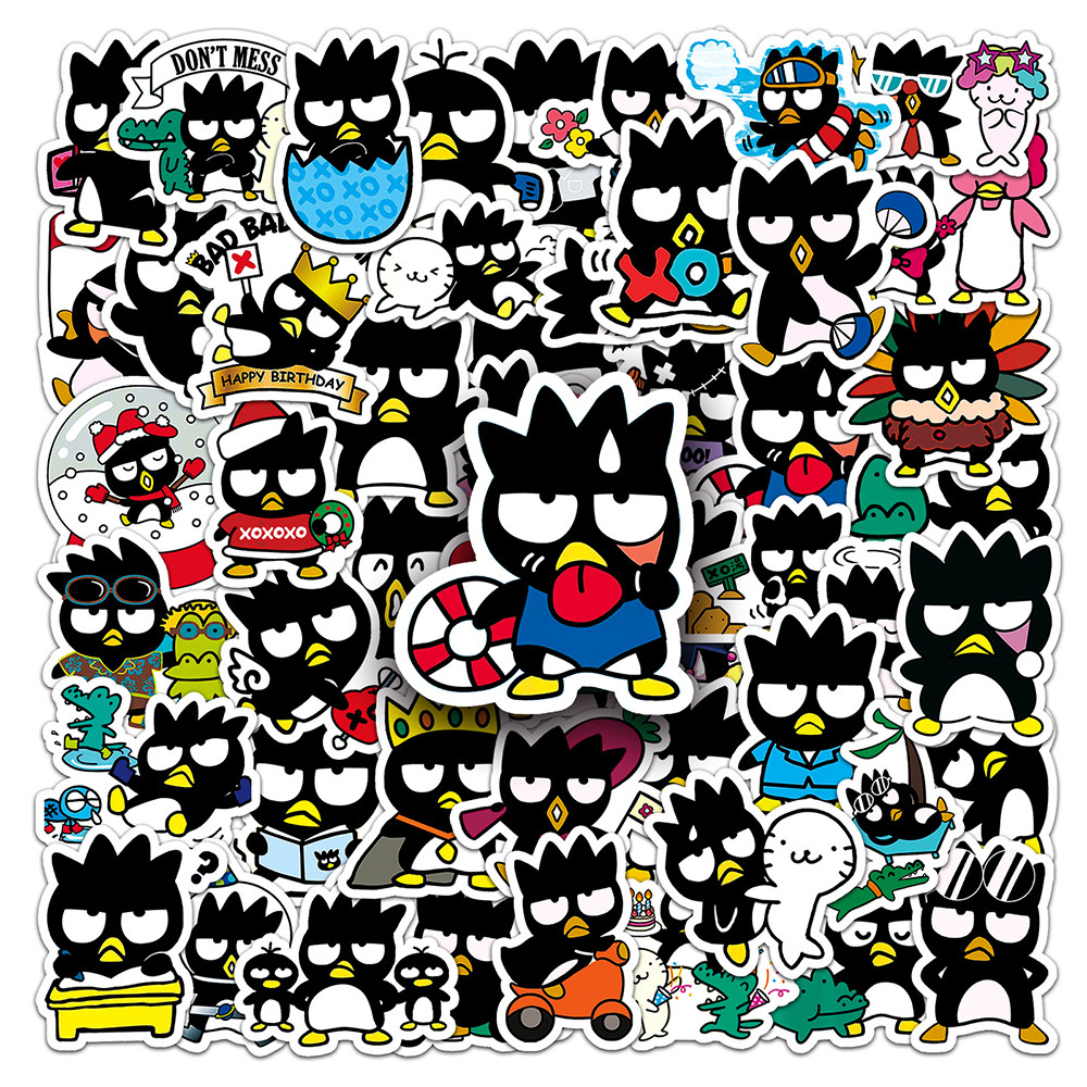 

10/30/50pcs Funny MEME BadBadtz Maru Graffiti Stickers Cute Sanrio Anime Sticker Phone Case Diary Freeze Cartoon Kids Decals Toy