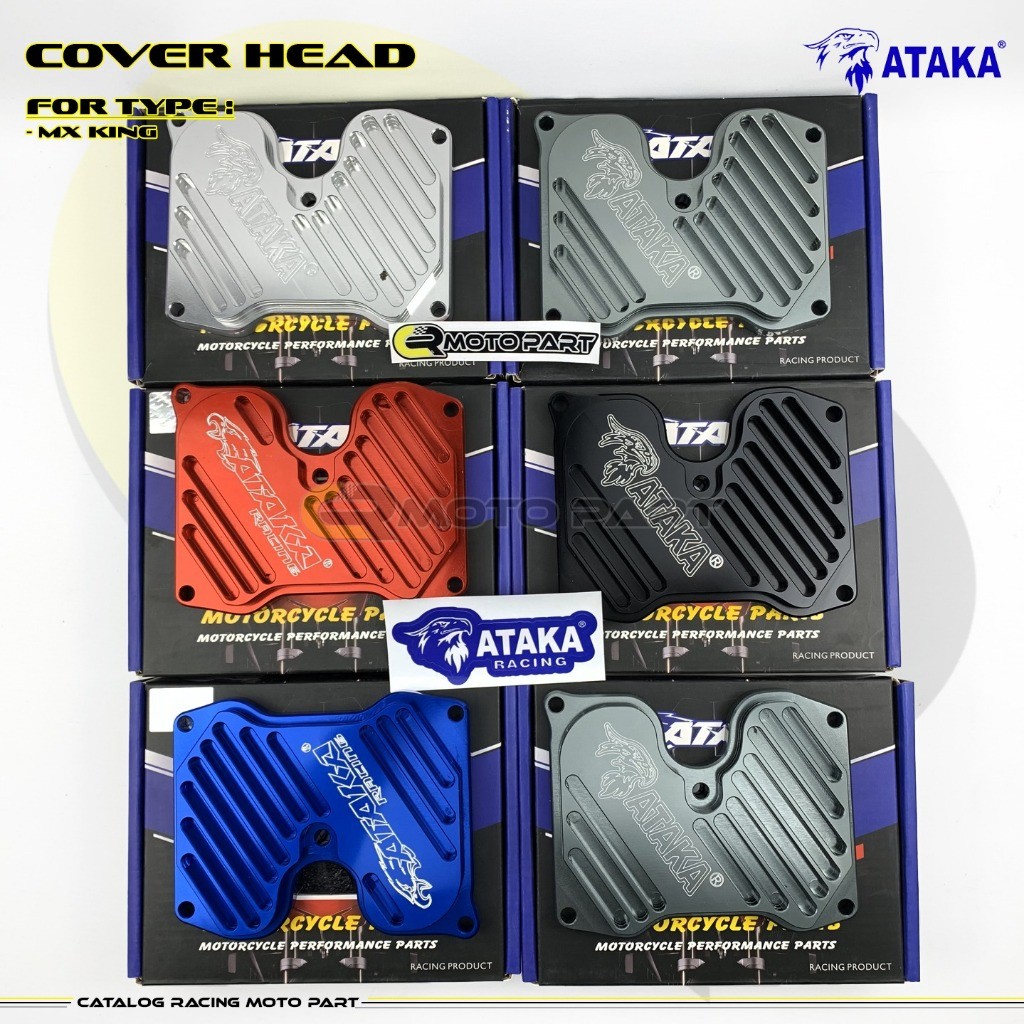 ATAKA RACING Cover head CNC tutup head Cover Mx King Jupiter Mx Vixion R15 Xabre