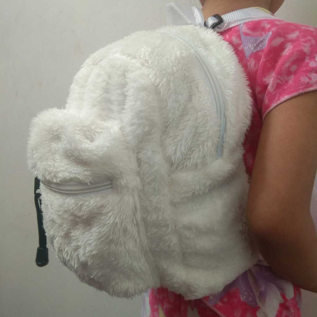 GARNESHOP  MINI RANSEL BAG TAS RANSEL MINI WANITA BULU TAS LUCU WANITA TAS LUCU KECIL TAS FASHION TA