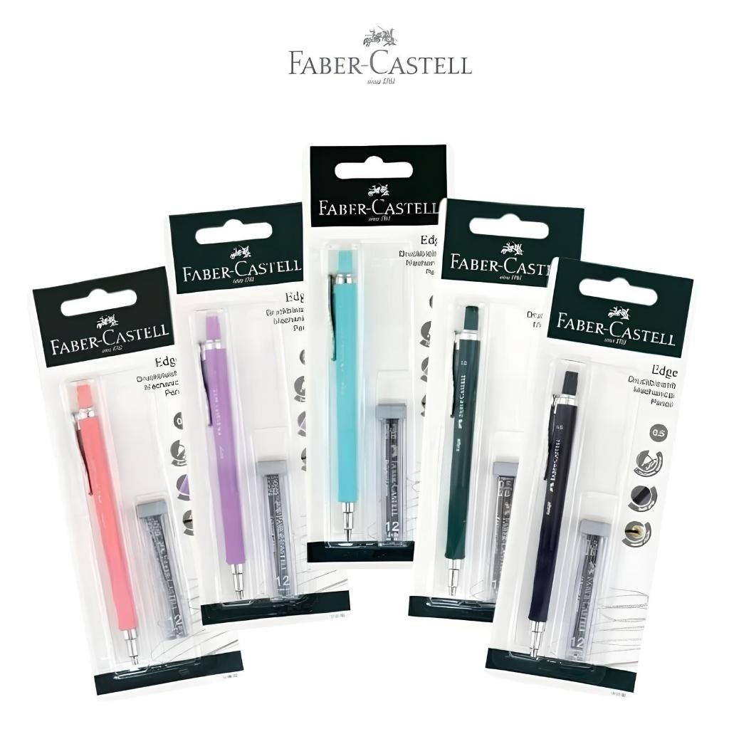 

Pensil Mekanik Faber Castell Edge 2B 0.5 + Refill Classic Pensil Mekanik Edge Mechanical Classic