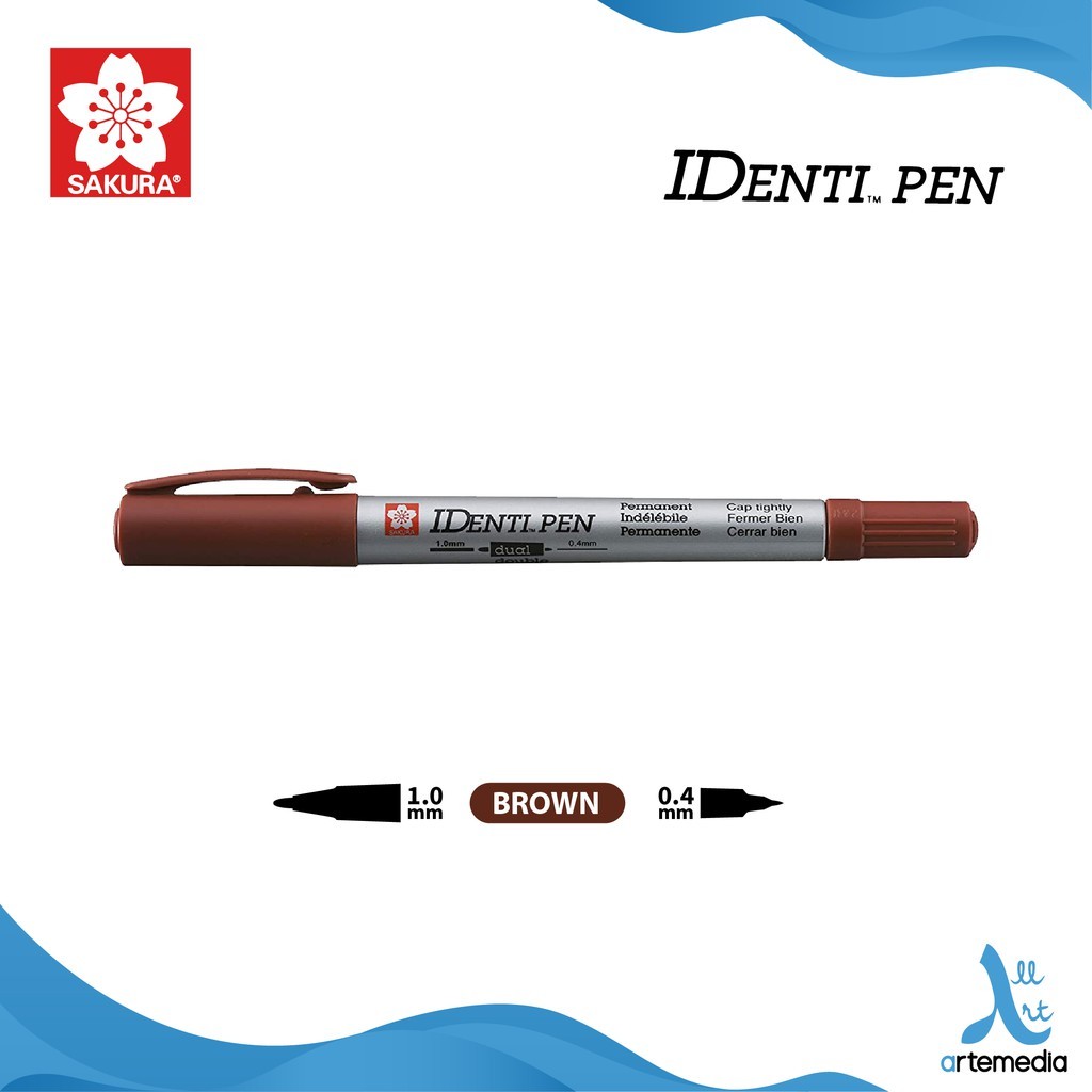 

Gramedia Surabaya - Sakura IDenti Pen Dual Point Permanent Marker /XYK-T12