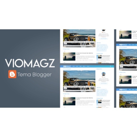 TEMPLATE BLOGSPOT ATAU BLOGGER PREMIUM - VIOMAGZ