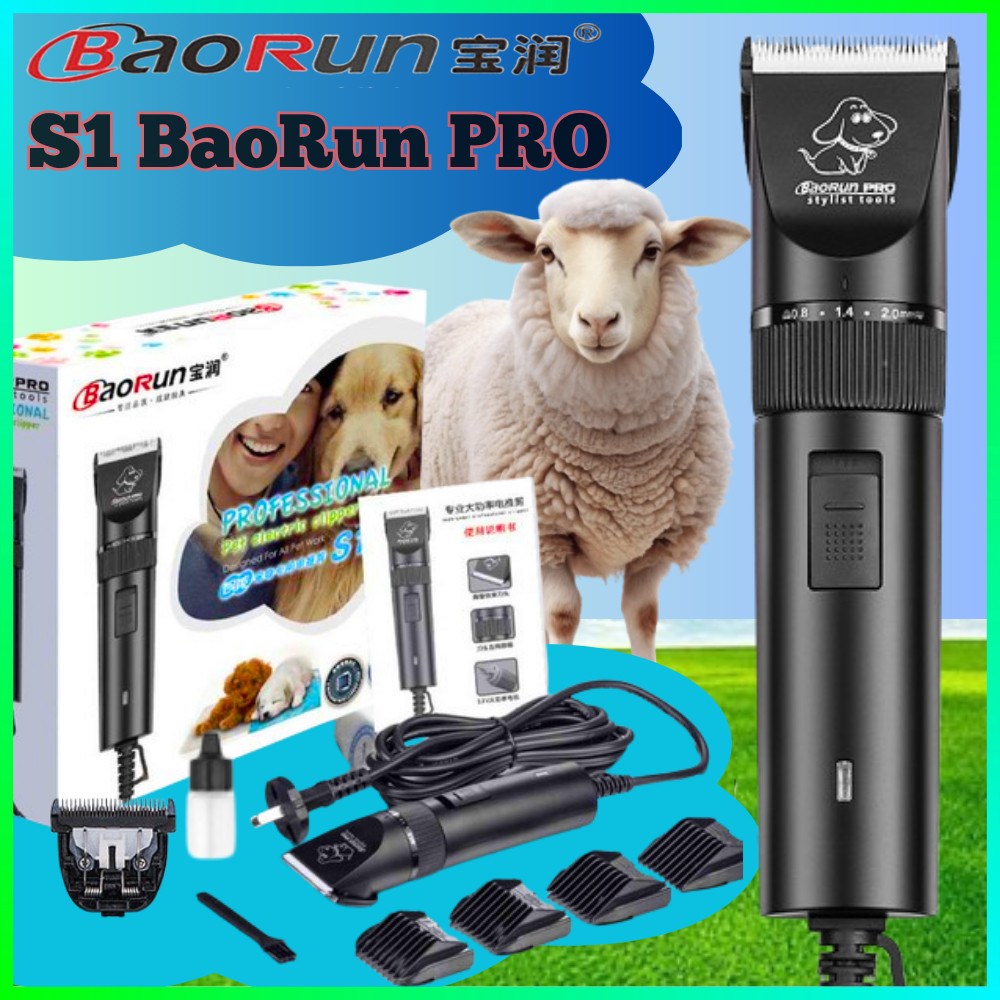 COD Mesin Cukur Hewan Domba Baorun S1 Pro / Alat Cukur Domba Garut Elektrik Baorun S1 Pro