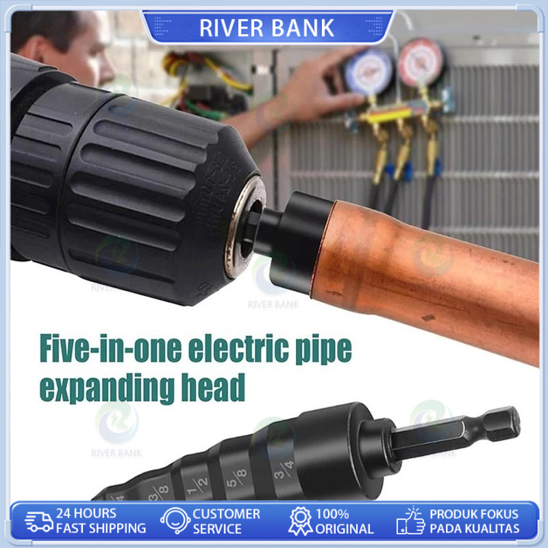 Pembesar Lubang Pipa Tube Pipe Expander / Tabung Expander Swaging Flaring Pipa Pembesar Pipa Ac Flar